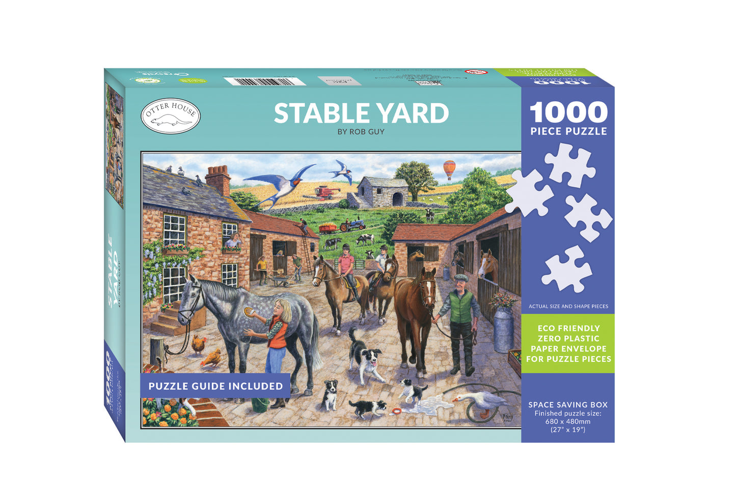 Stable Yard - 1000 Piece Jigsaw Puzzle