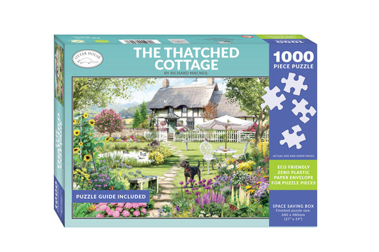 The Thatched Cottage - 1000 Piece Jigsaw Puzzle