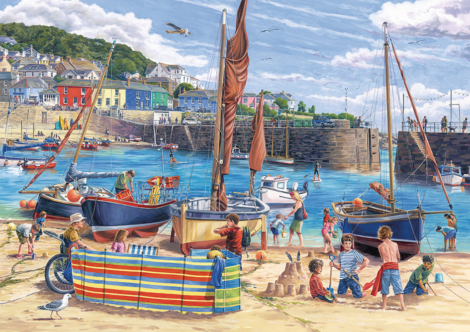 Harbour Scene - 1000 Piece Jigsaw Puzzle