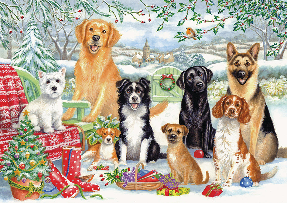 Christmas waiting Patiently - 1000 Piece Jigsaw Puzzle