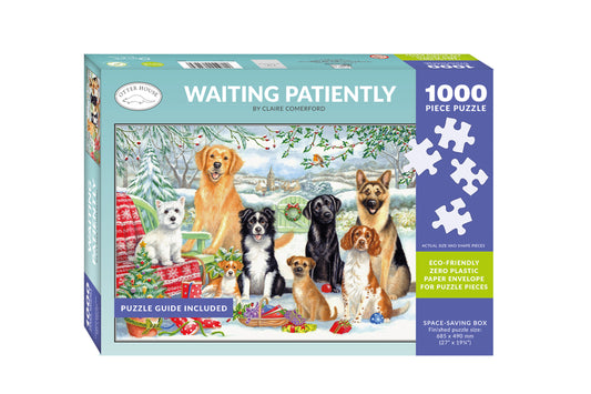 Christmas waiting Patiently - 1000 Piece Jigsaw Puzzle