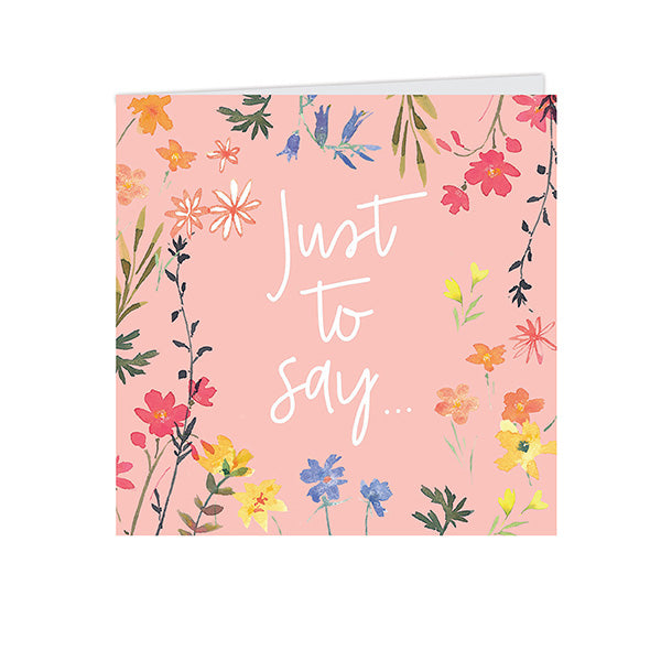 Notecard Pack (10 Cards) - Floral Note