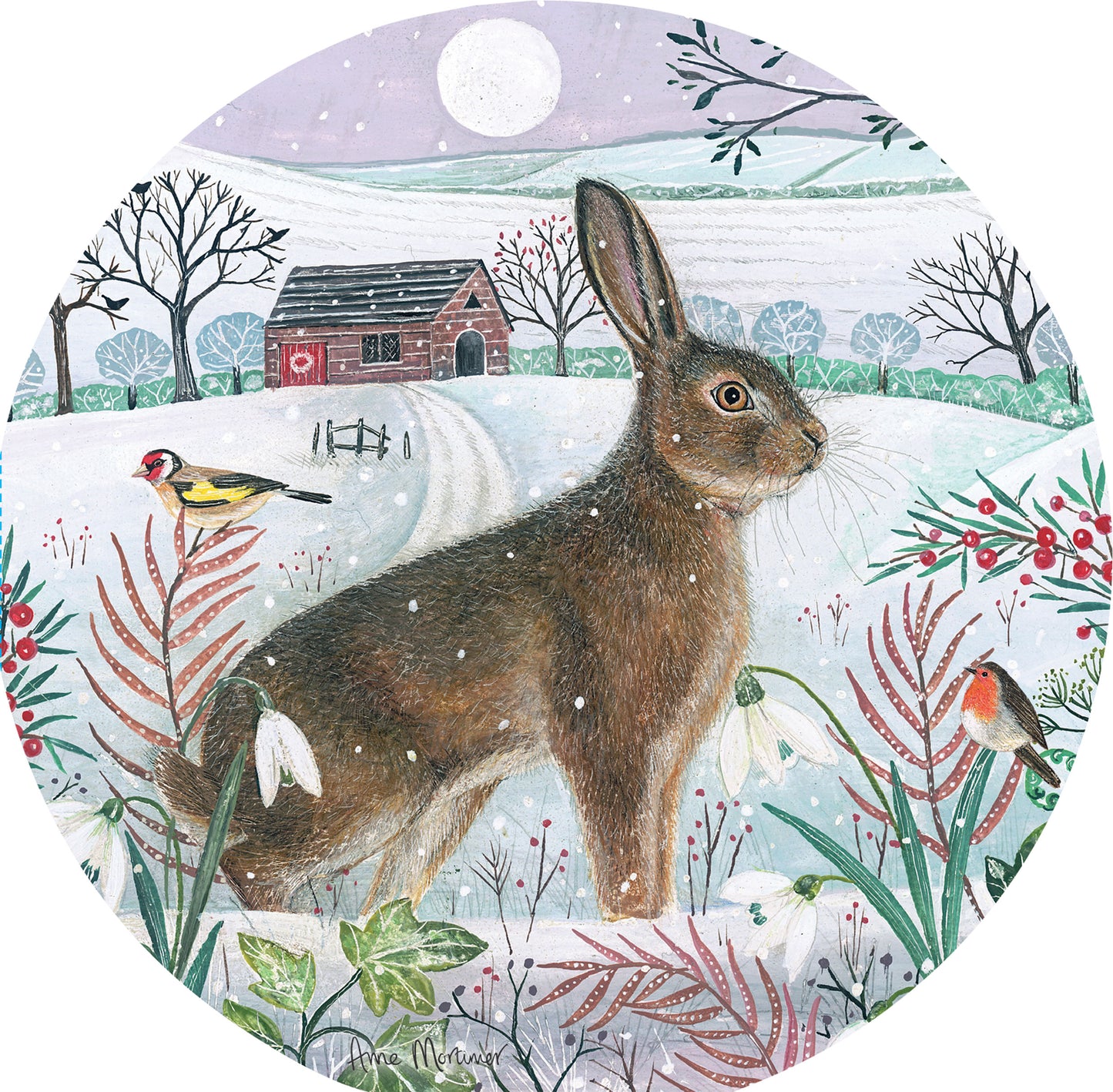 Luxury Christmas Card Pack - Country Hare