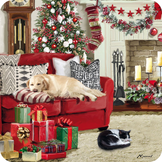 Luxury Christmas Card Pack - Fireside Naps