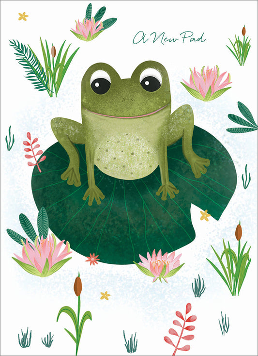 New Home Card - Frog New Pad