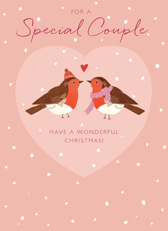 Christmas Card (Single) - Special Couple - Robins