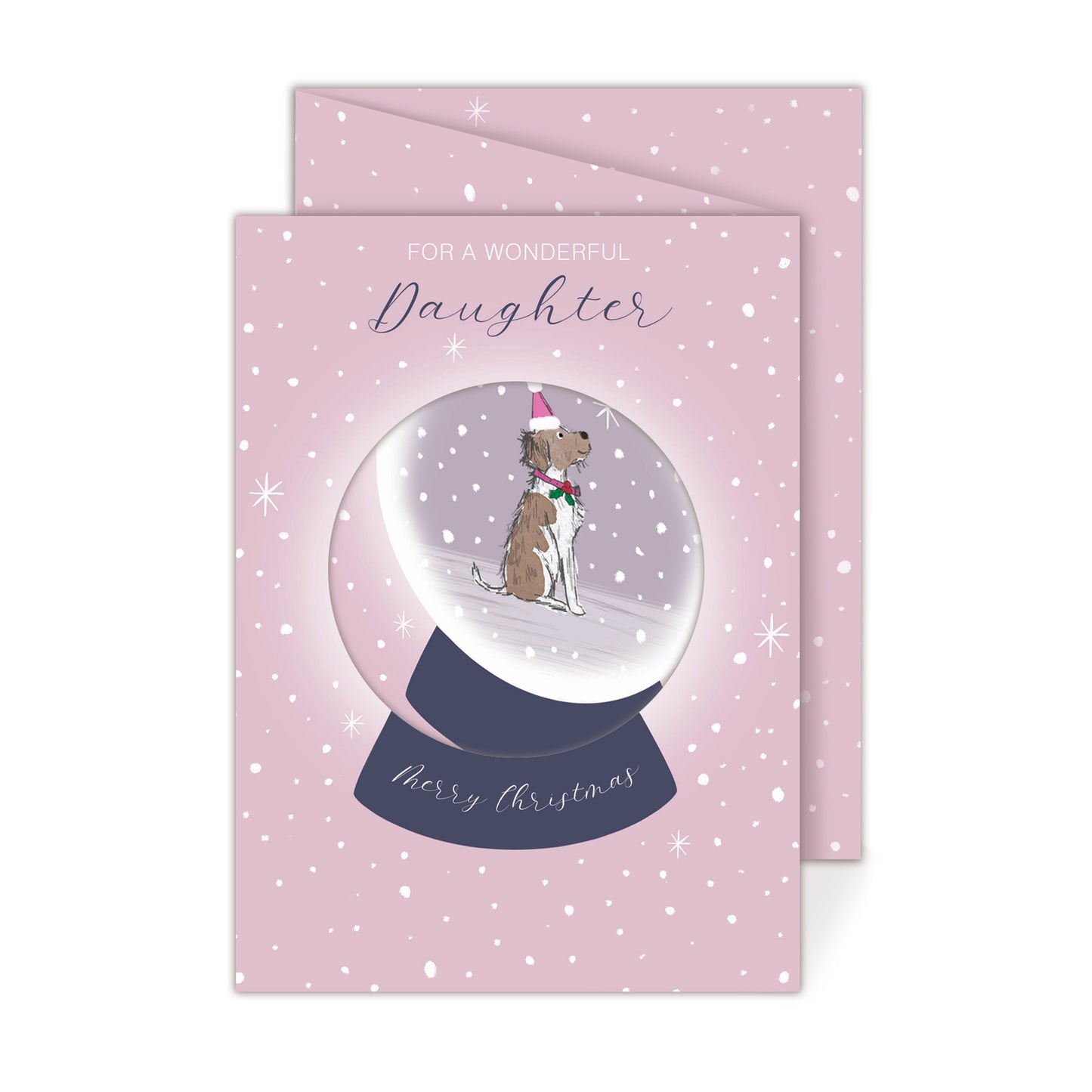 Christmas Card (Single) - Daughter - Dog