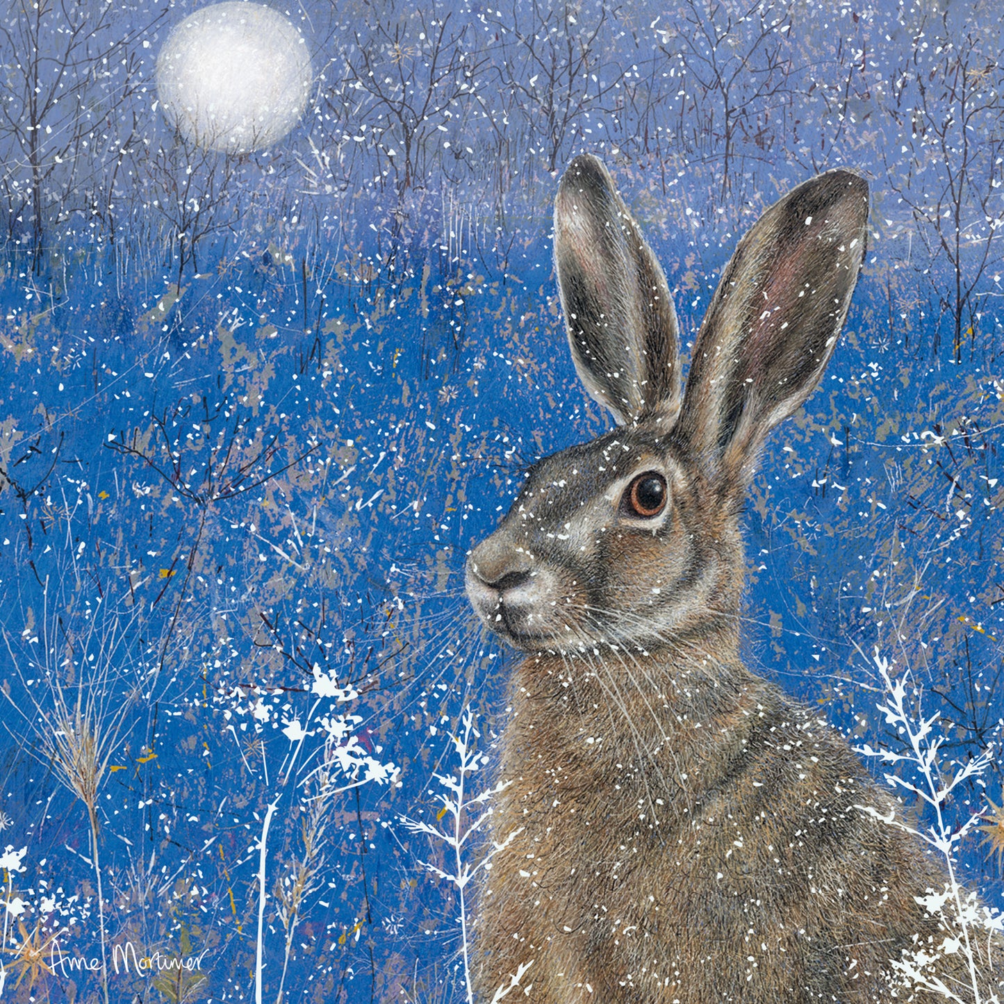 Christmas Cards - Moonlight Hare