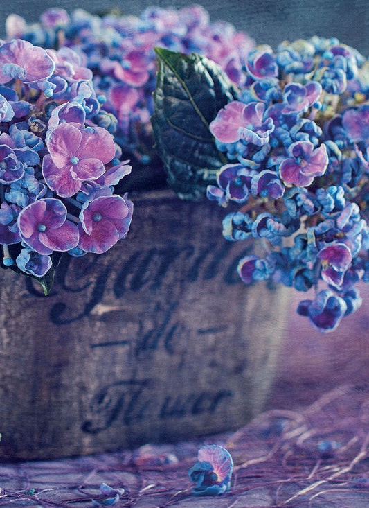 Beautiful Blanks Card - Hydrangea Pot