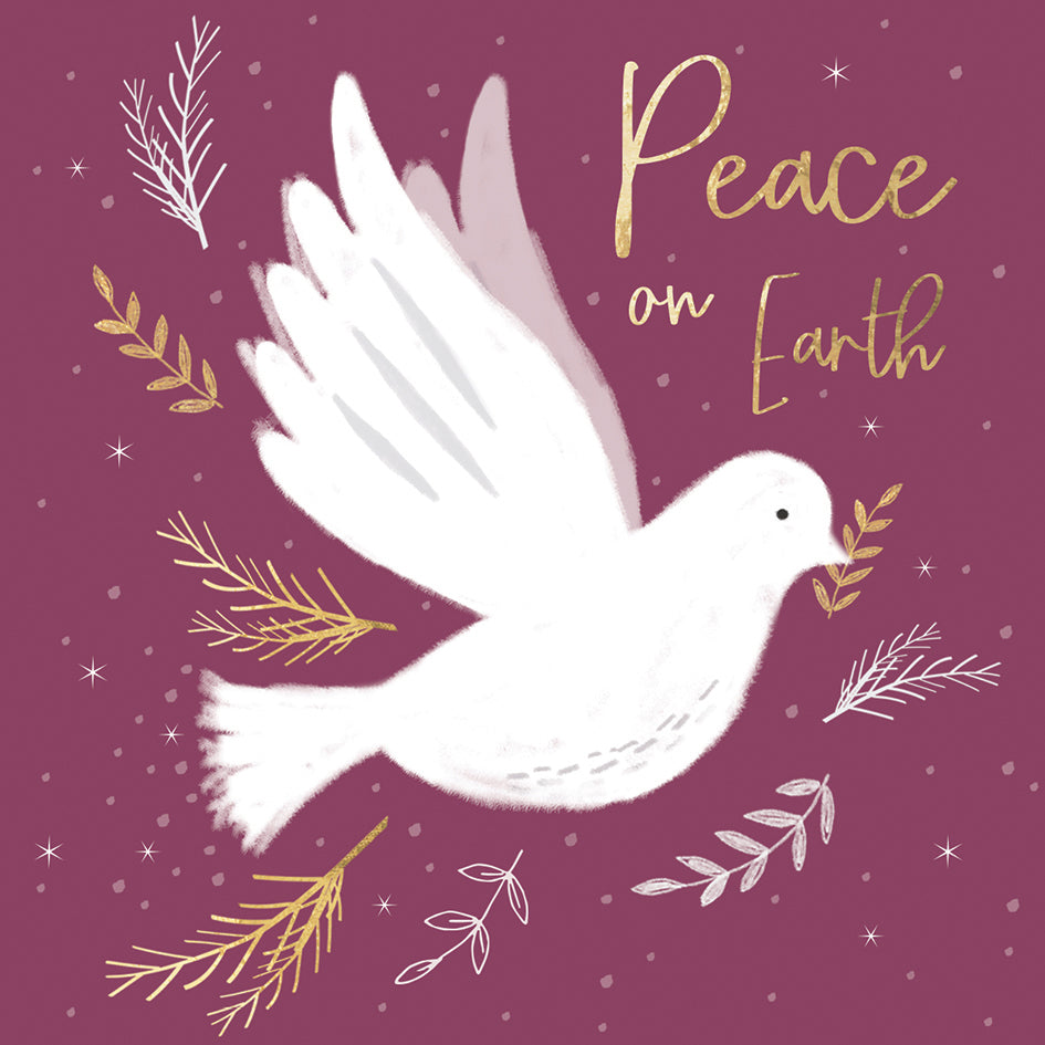 Peace On Earth - RSPB Small Square Christmas 10 Card Pack