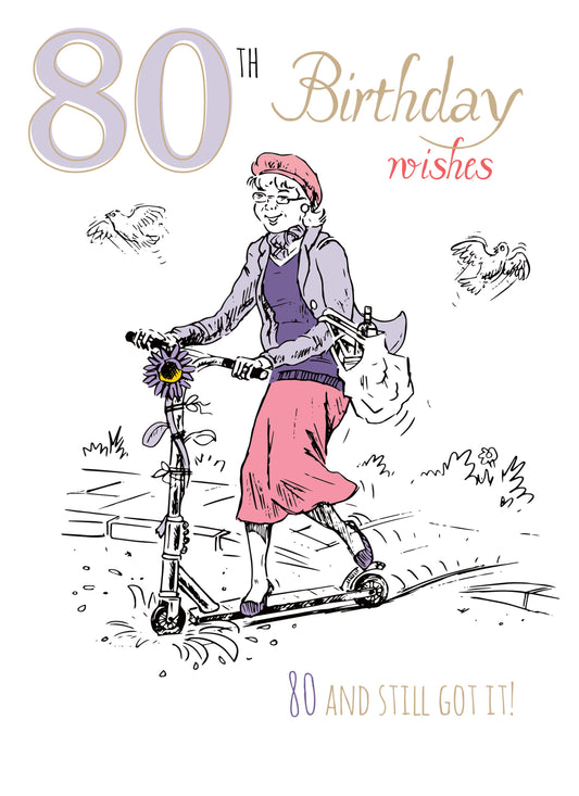 Age To Celebrate Card - 80