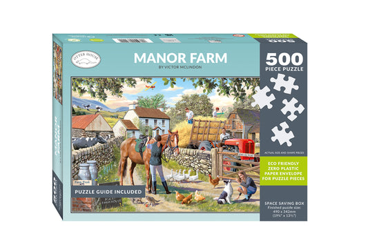 Manor Farm - 500 Piece Jigsaw Puzzle