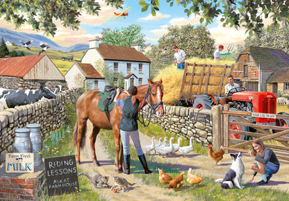 Manor Farm - 500 Piece Jigsaw Puzzle