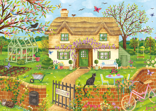 Wisteria Cottage - 1000 Piece Jigsaw Puzzle