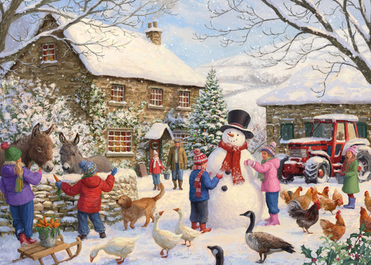 Christmas At The Farm - 1000 Piece Jigsaw Puzzle