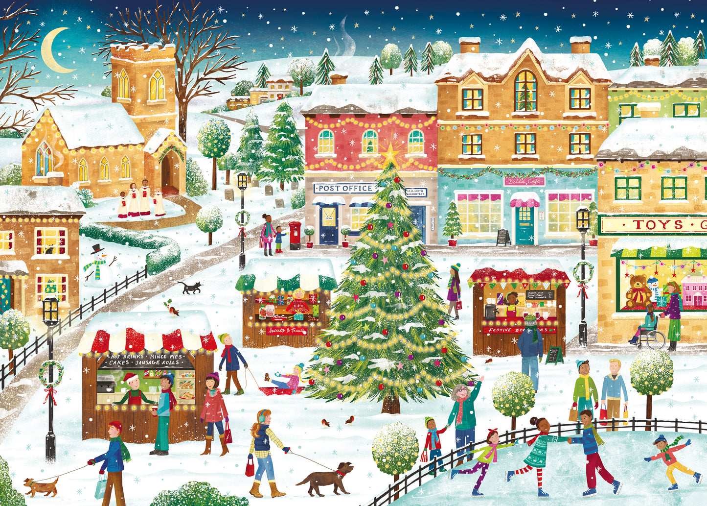 Christmas Festivities - 1000 Piece Jigsaw Puzzle