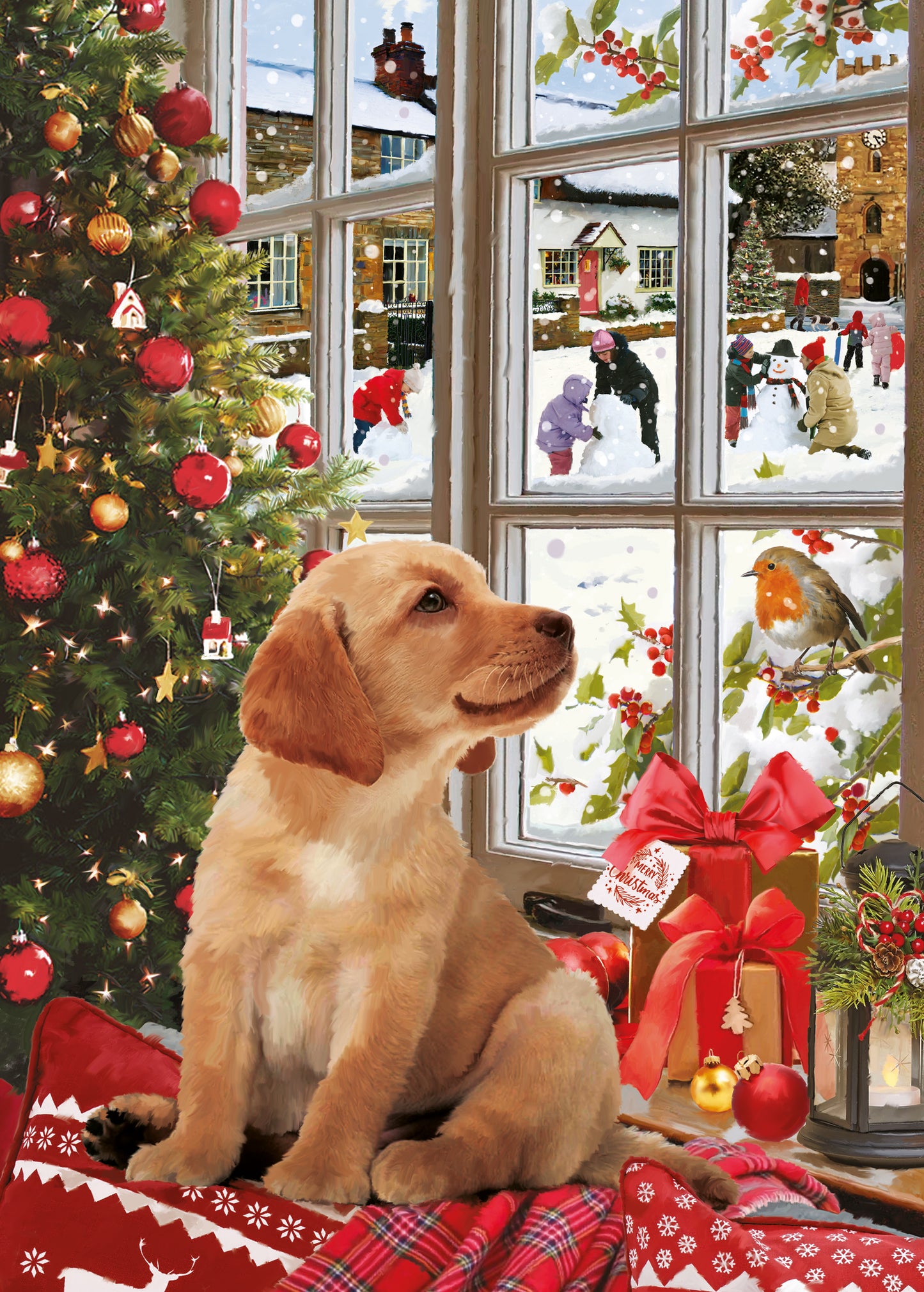 Guide Dogs - Christmas Window - 1000 Piece Jigsaw Puzzle