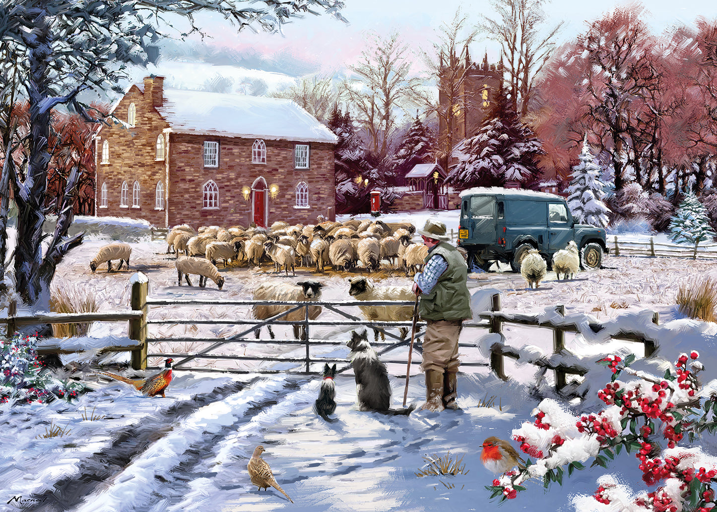 Home Farm - 1000 Piece Jigsaw Puzzle