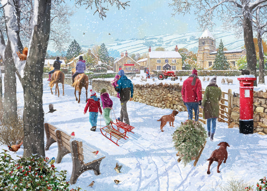 Christmas Walk - 1000 Piece Jigsaw Puzzle