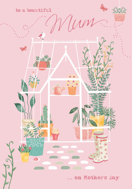 Mother's Day Card - Greenhouse