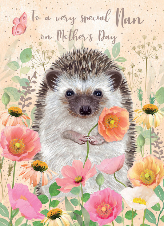 Mother's Day Card - Nan Hedgehog