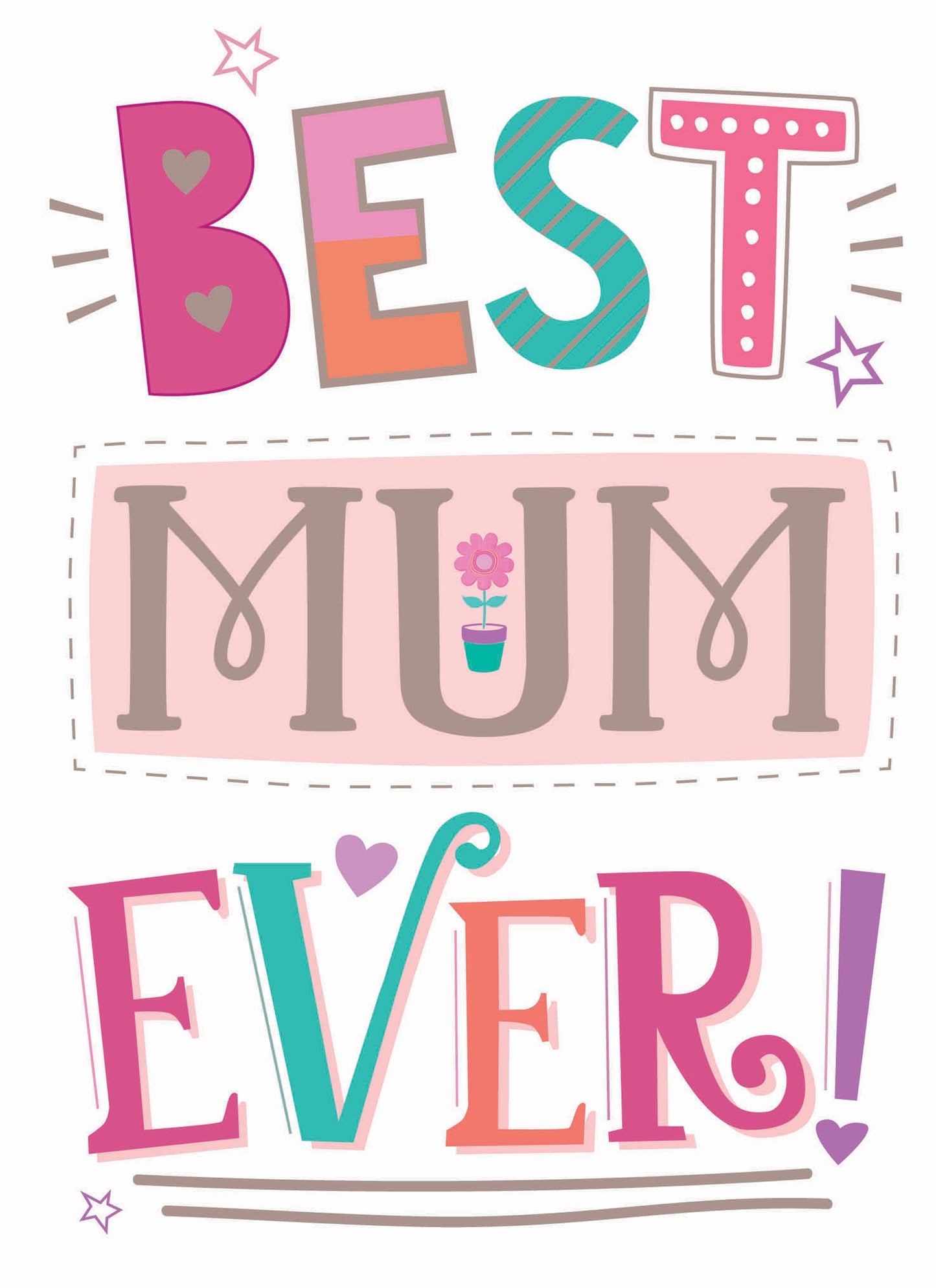 Mother's Day Card - Best Mum Ever