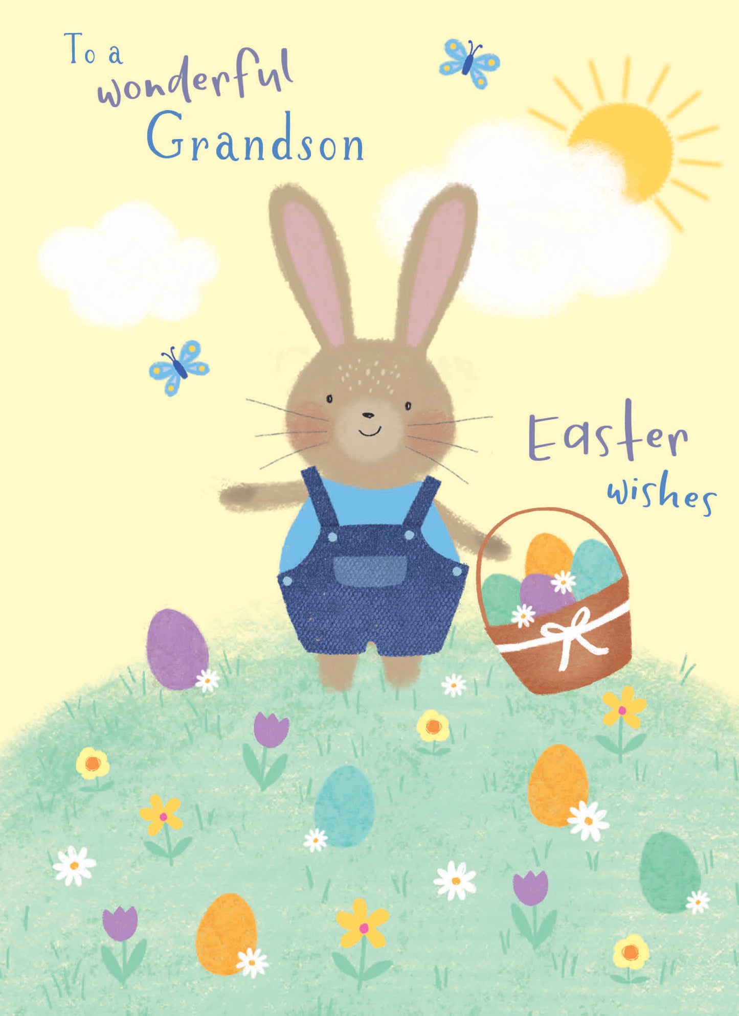 Easter Card - Grandson Bunny