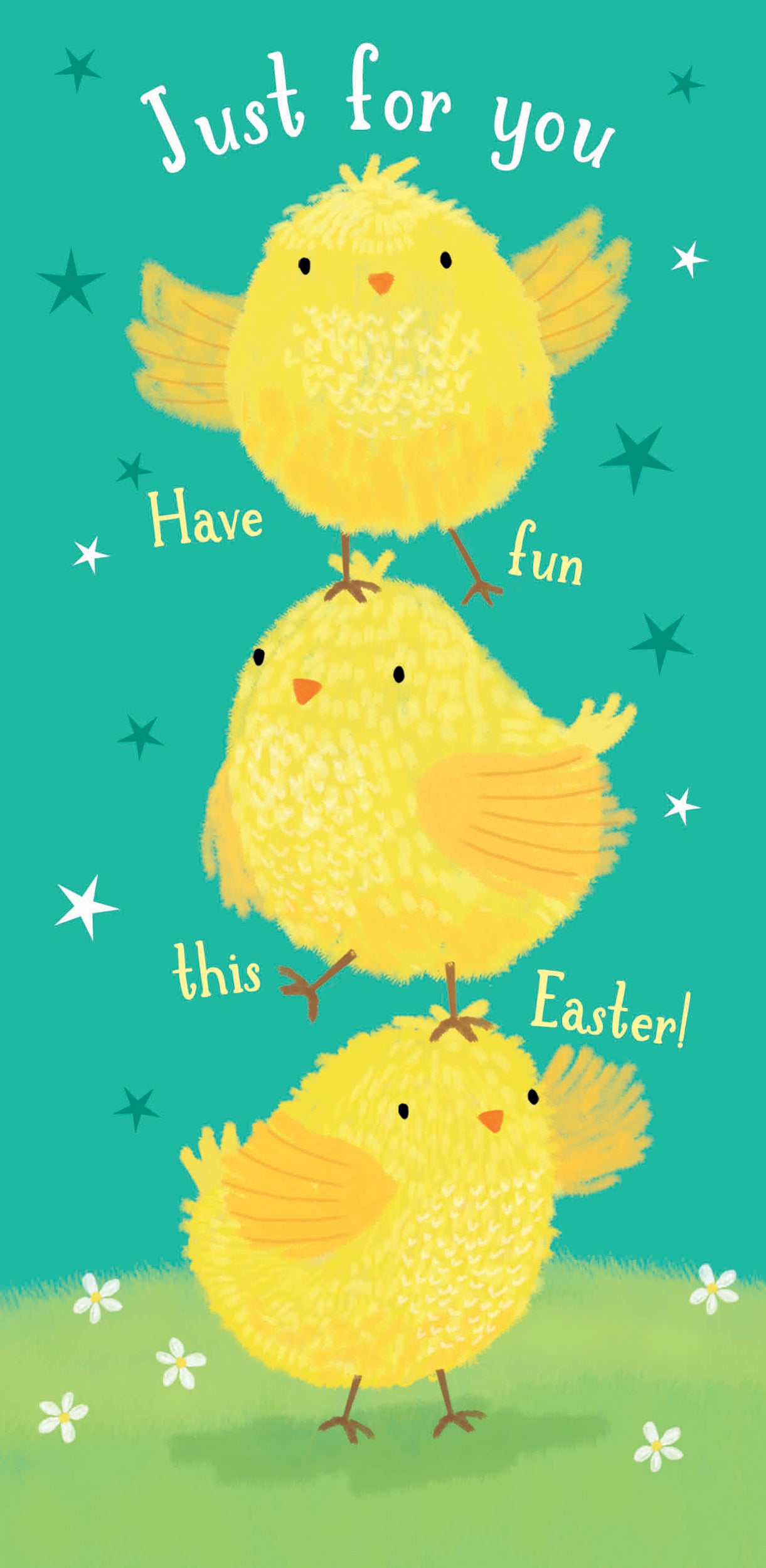 Easter Card - Trio of Chicks