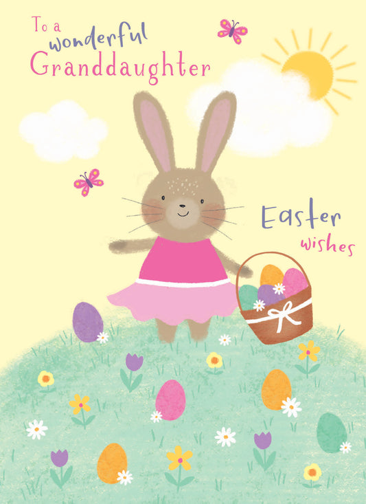 Easter Card - Granddaughter Bunny