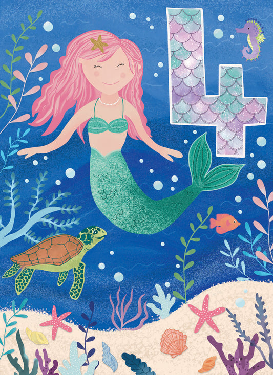 Party Time - Mermaid (Age 4)