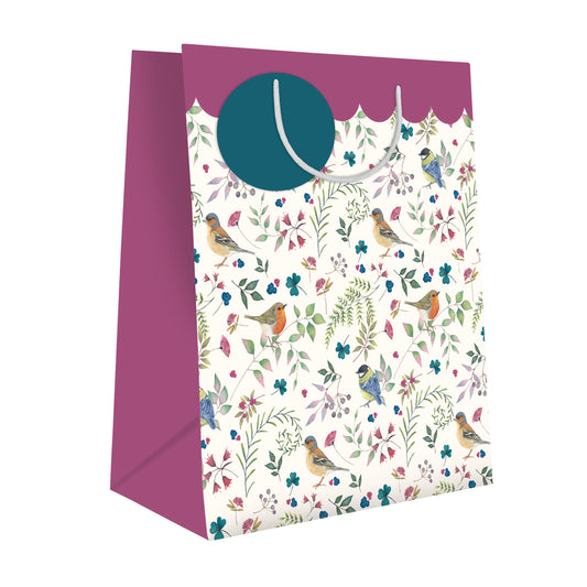 Gift Bag (Medium) - Vintage Garden Birds