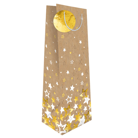 Bottle Gift Bag - Stars