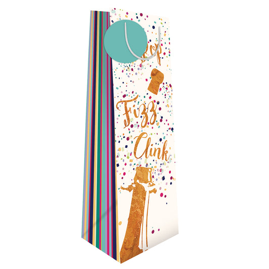 Bottle Gift Bag - Pop, Fizz, Clink