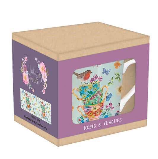 Robin & Teacups - Tarka Mug