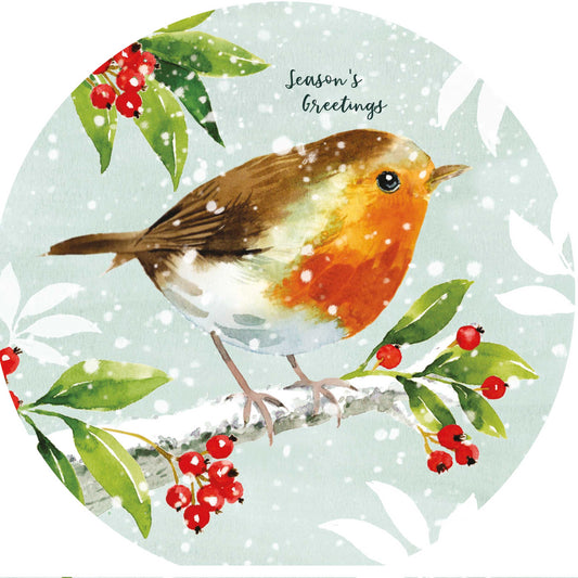 Luxury Christmas Card Pack - Robin Redbreast