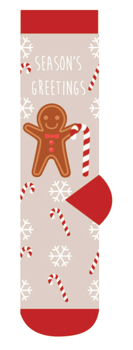 Socks - Gingerbread Man (1 Pair)