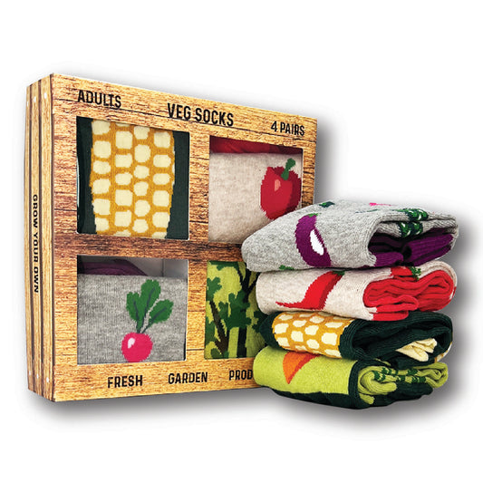 Socks - Veggie (4 Pair Pack)