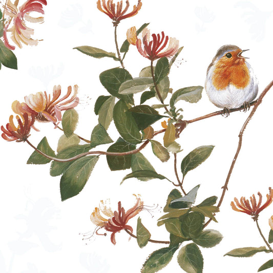 Pollyanna Pickering Countryside Card Collection - Floral Robin