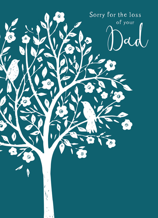 Sympathy Card - Dad Tree