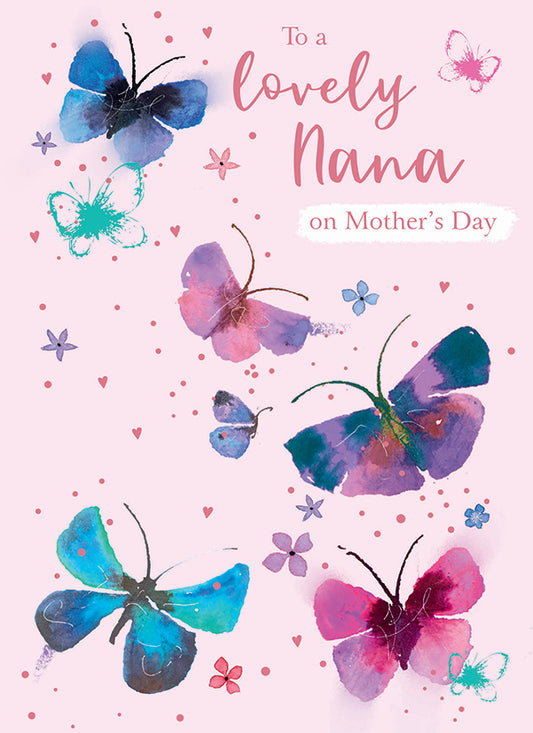 Mother's Day Card - Butterfly Nana