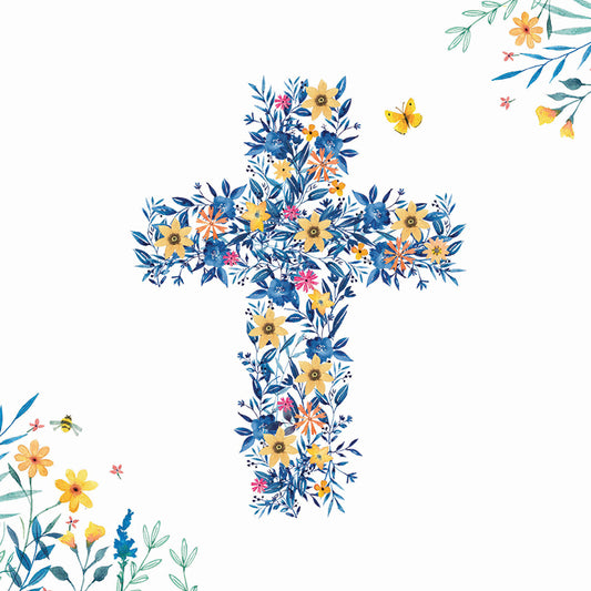 Easter 5 Card Pack - Blue Willow Cross