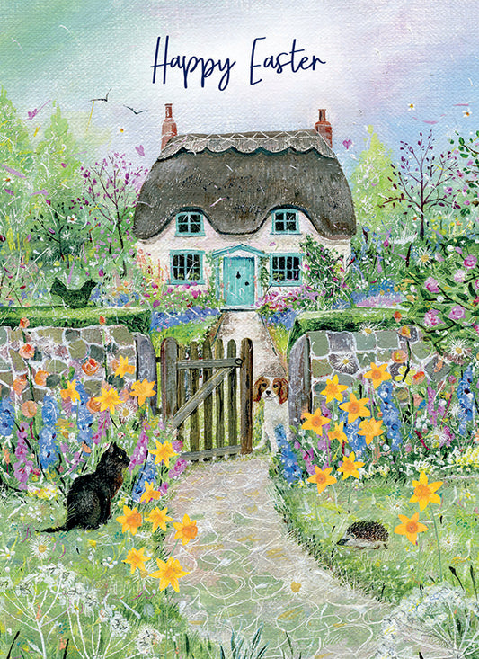 Easter Card - Easter Cottage