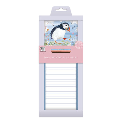 Magnetic Memo Pad - Puffin