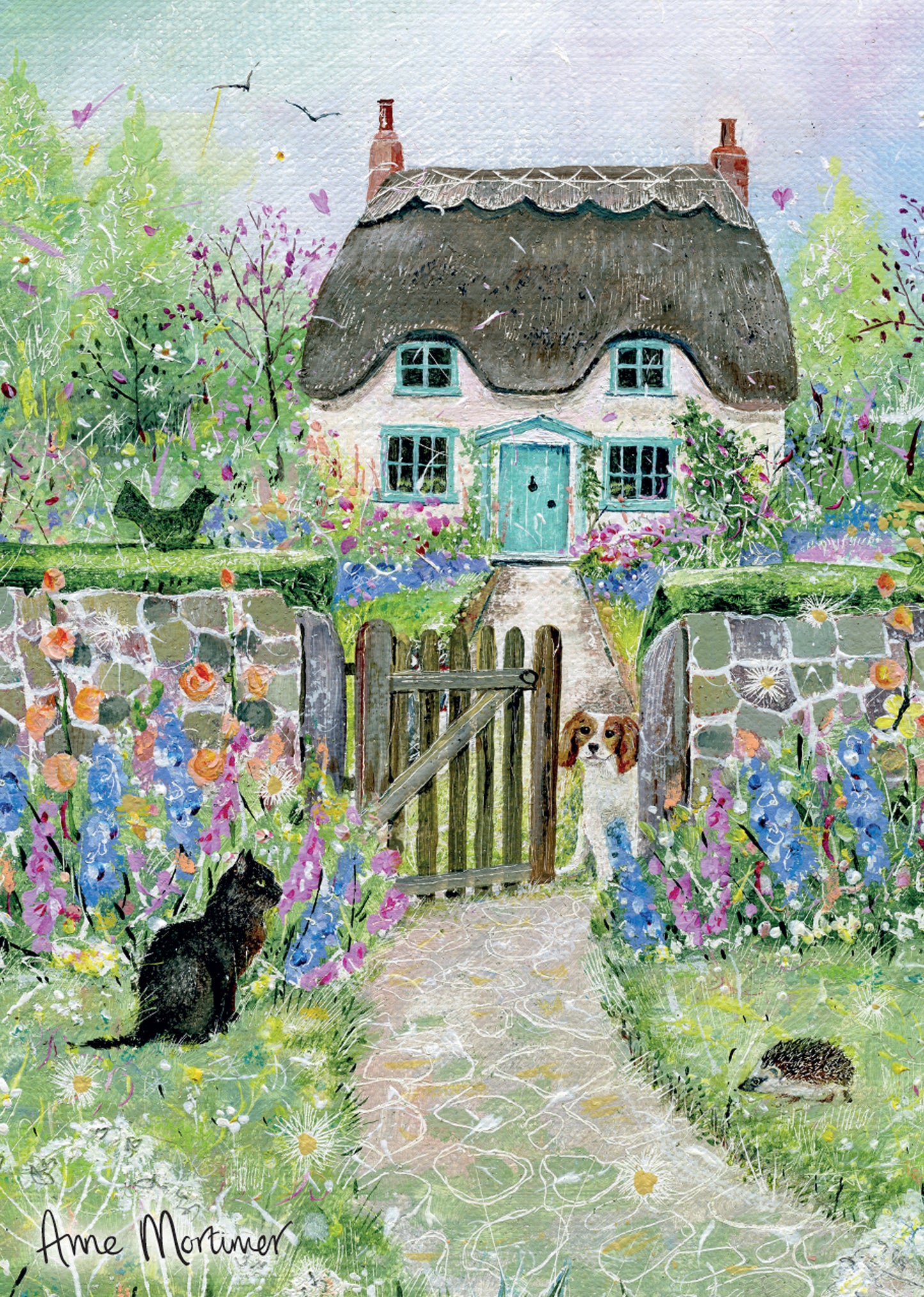 Mini Notecard Pack (6 Cards) - Countryside Cottage