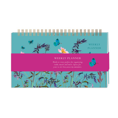 Watercolour Floral Butterflies - Weekly Planner