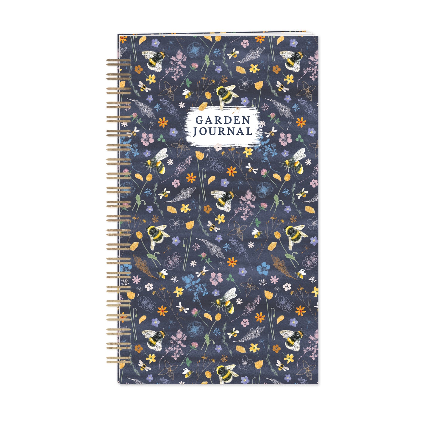 RSPB Beyond The Hedgerow Stationery - Garden Journal - Bees Amongst Flowers