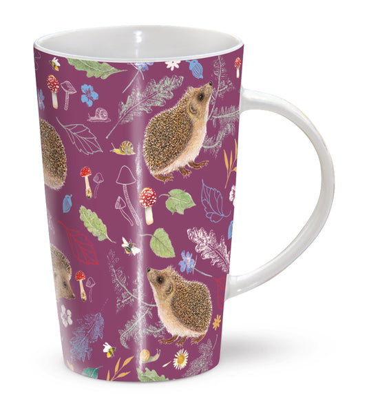 RSPB  Beyond The Hedgerow - Hedgehogs Amongst Leaves - The Riverbank Mug