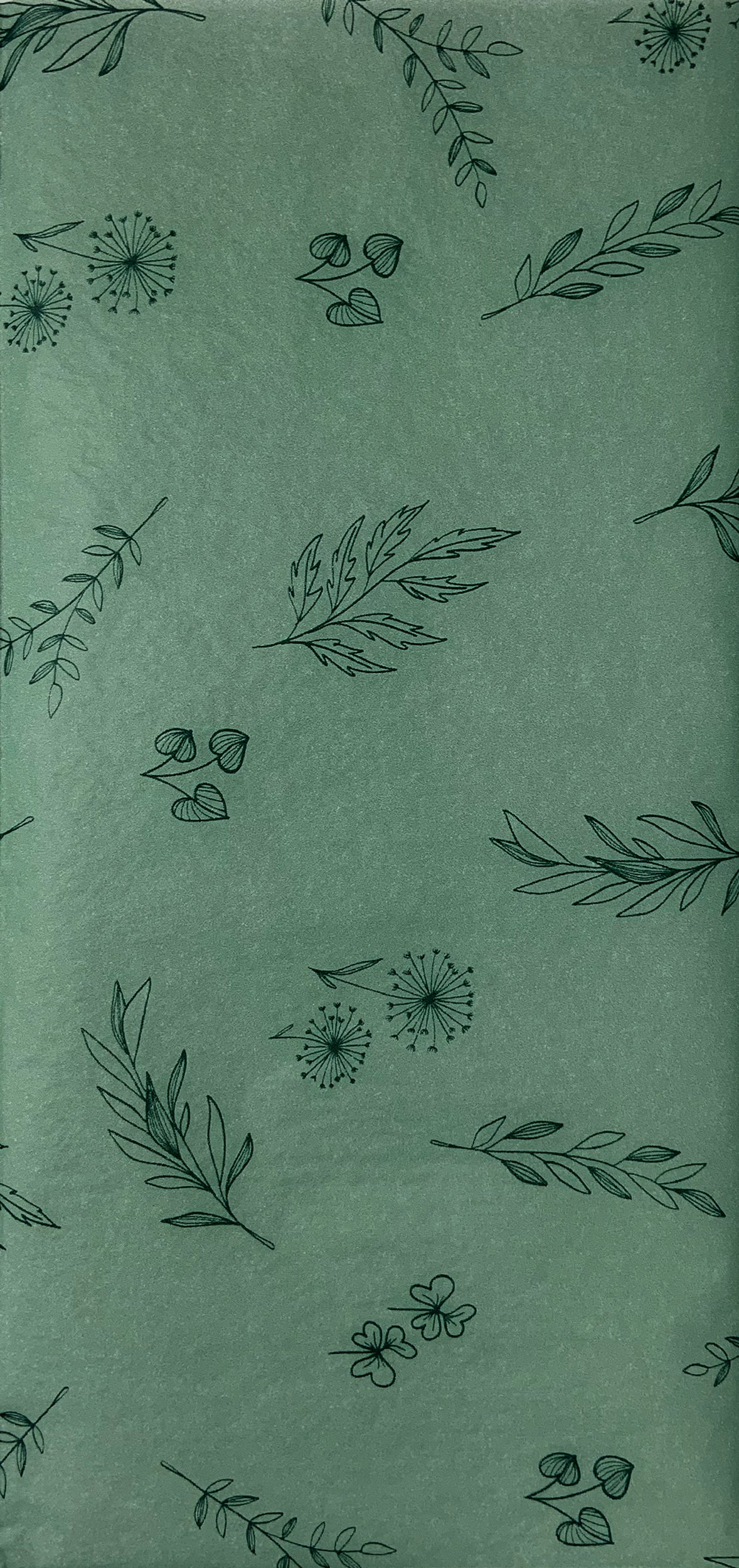 Tissue Pack - Green Foliage (3 Sheets)