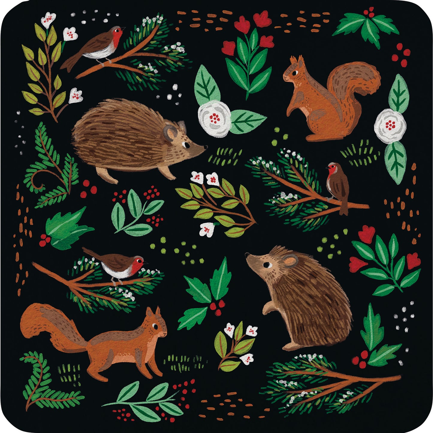 Luxury Christmas Card Pack - Woodland Animals