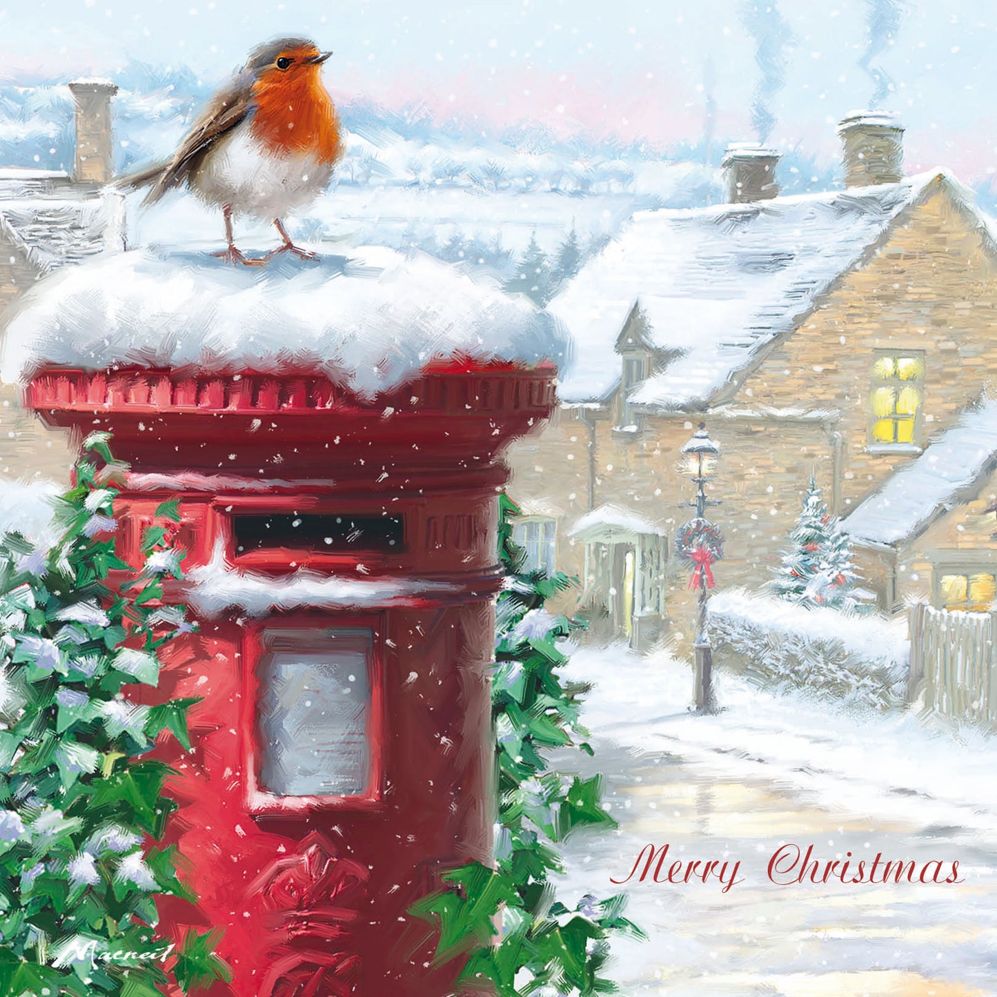 Assorted Christmas Cards - Christmas Postbox